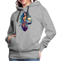 Thumbnail for Women’s Mythical Aquarius Premium Hoodie - heather grey