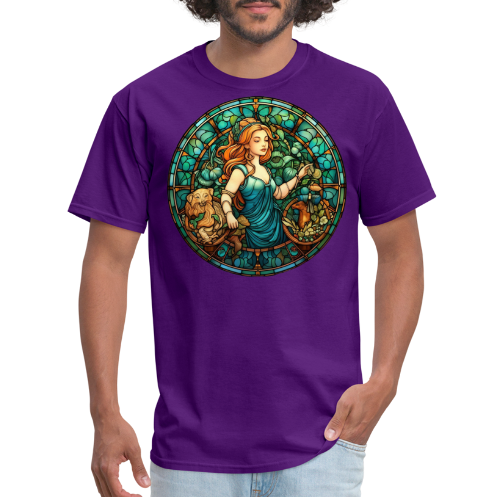 Men's Mosaic Virgo Classic T-Shirt - purple