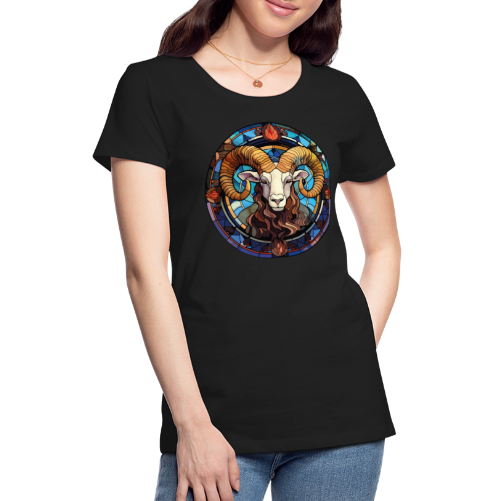 Women’s Mosaic Aries Premium T-Shirt - black