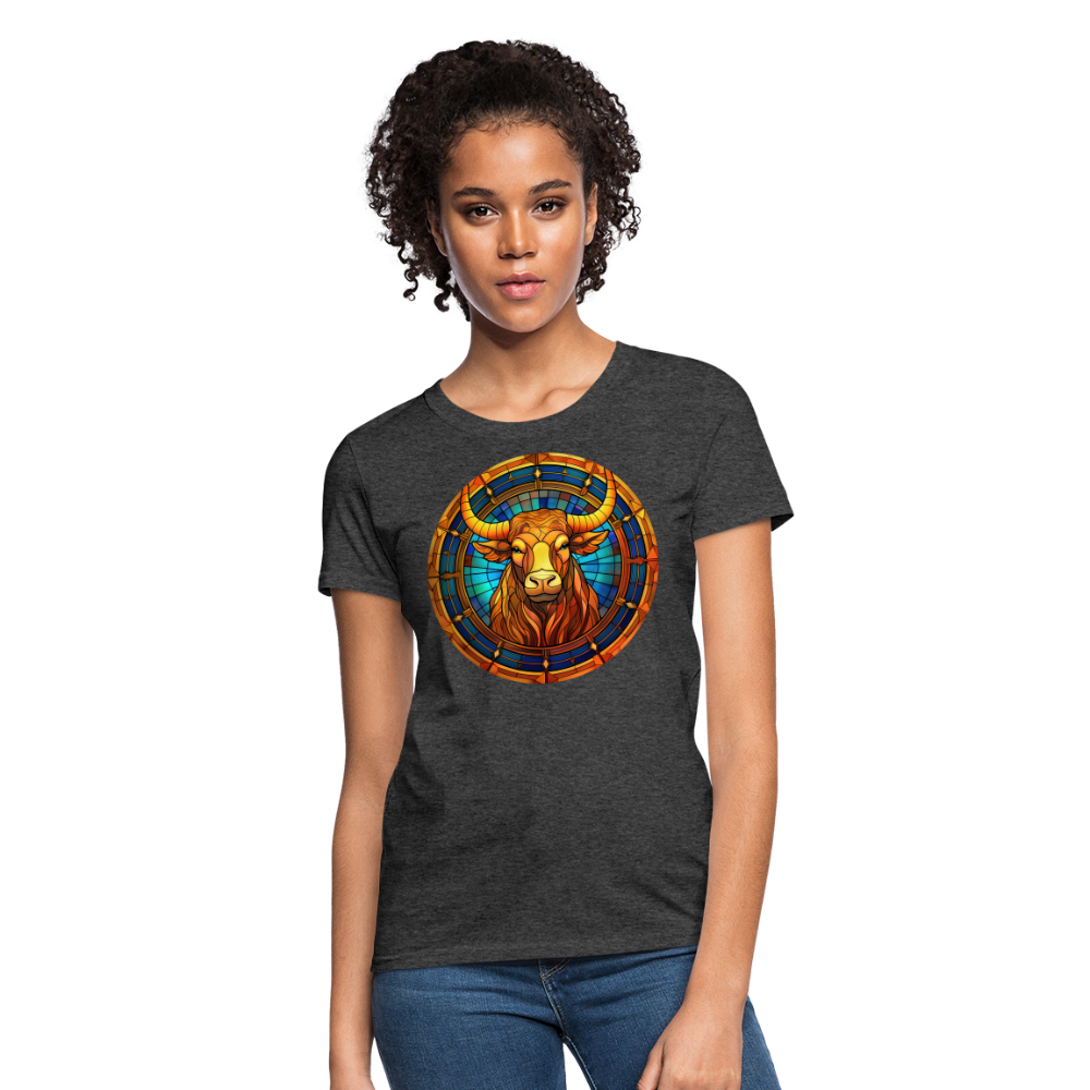 Women's Mosaic Taurus T-Shirt - heather black