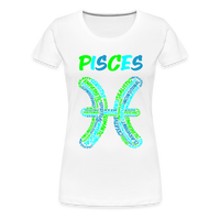 Thumbnail for Women's Power Words Pisces Premium T-Shirt - white