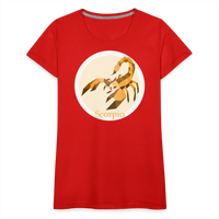 Thumbnail for Women’s Mosaic Scorpio Premium T-Shirt - red