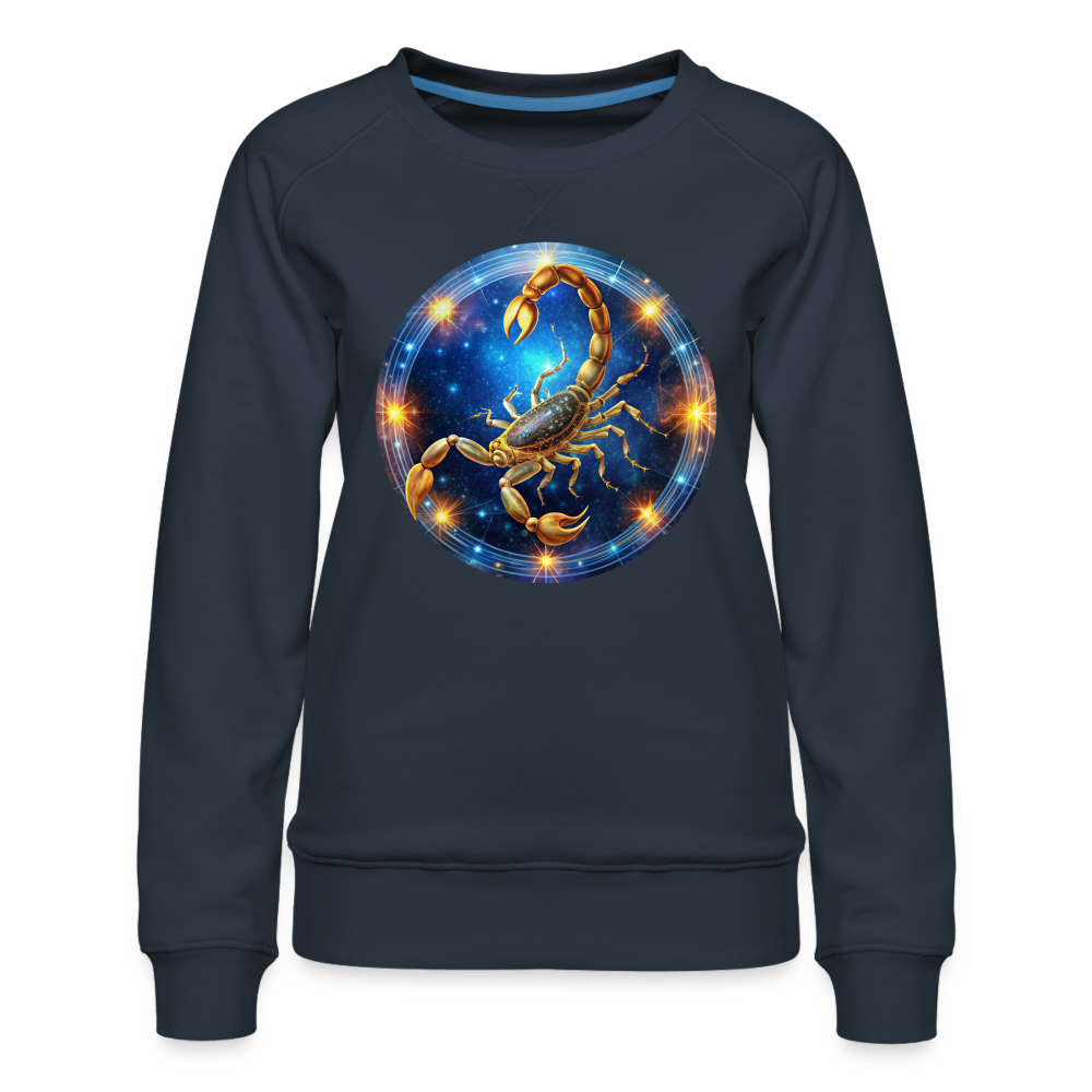 Women’s Mystic Scorpio Premium Sweatshirt - navy