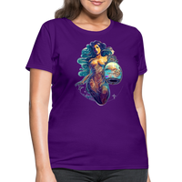 Thumbnail for Women's Mythical Aquarius T-Shirt - purple