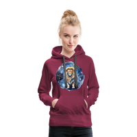 Thumbnail for Women’s Mythical Leo Premium Hoodie - burgundy