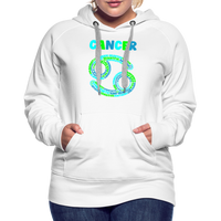 Thumbnail for Women's Power Words Cancer Premium Hoodie - white