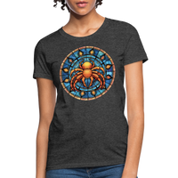 Thumbnail for Women's Mosaic Cancer T-Shirt - heather black