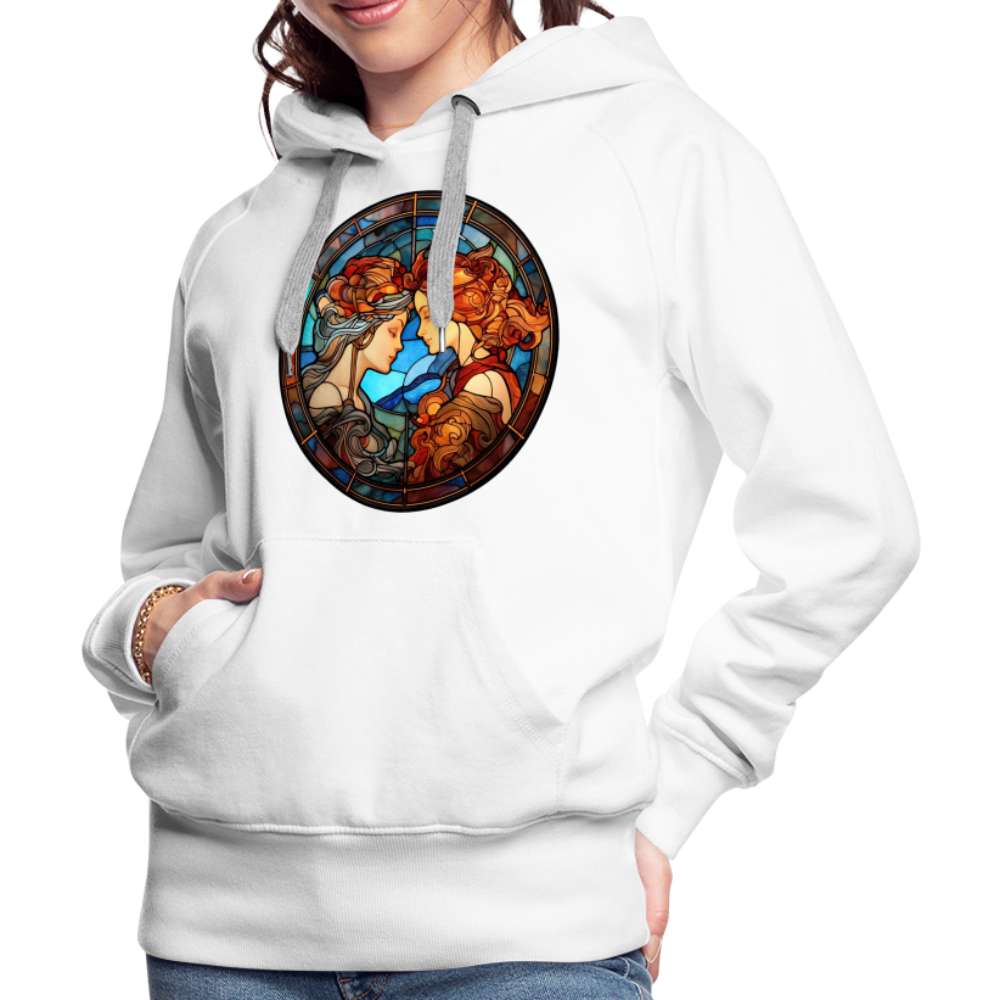 Women’s Mosaic Gemini Premium Hoodie - white