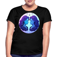 Thumbnail for Women's Magic Gemini Relaxed Fit T-Shirt - black