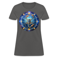 Thumbnail for Women's Symbol Scorpio T-Shirt - charcoal