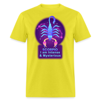 Thumbnail for Men's Neon Scorpio Classic T-Shirt - yellow