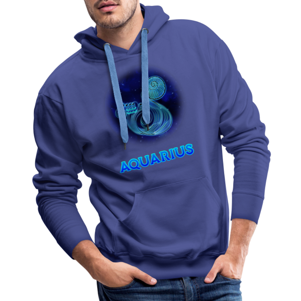 Men’s Aquarius Premium Hoodie - royal blue