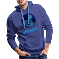 Thumbnail for Men’s Aquarius Premium Hoodie - royal blue