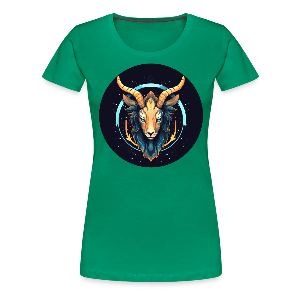 Women’s Mystic Capricorn Premium T-Shirt - kelly green