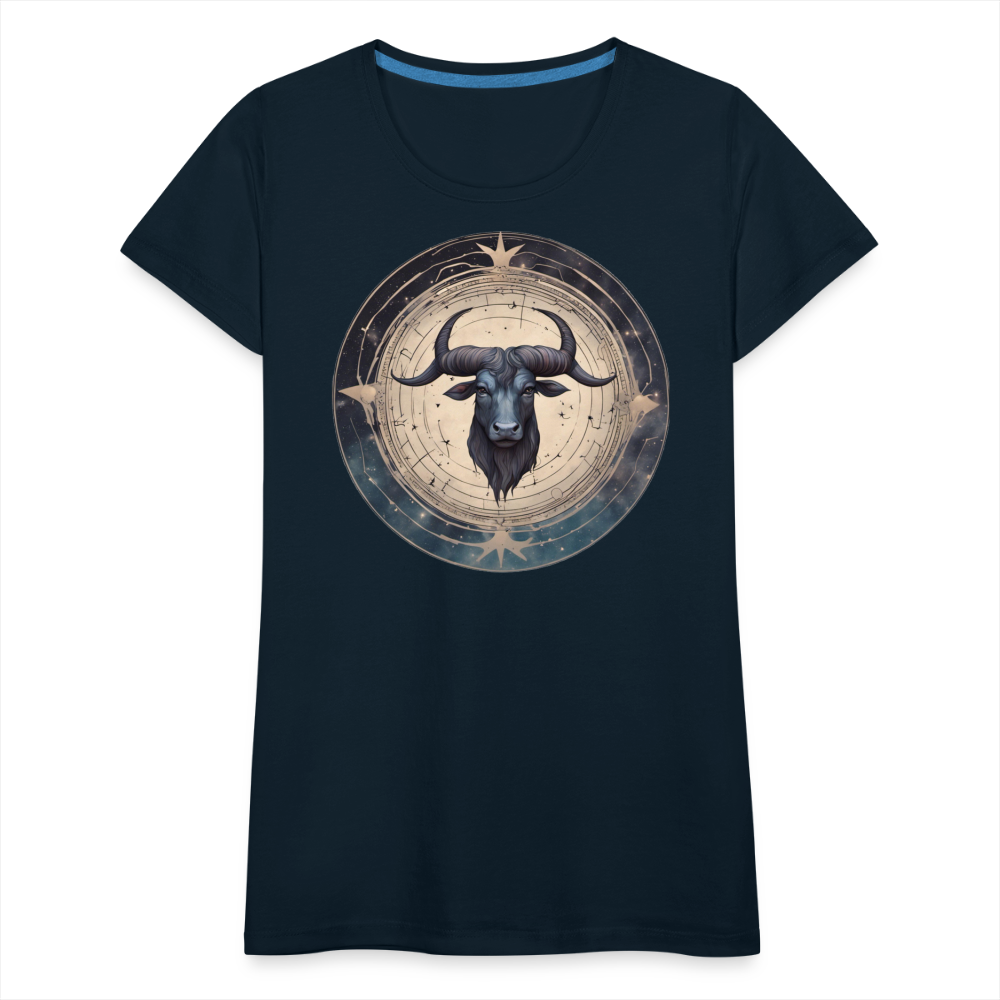 Women’s Mythical Taurus Premium T-Shirt - deep navy