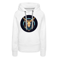 Thumbnail for Women’s Mystic Capricorn Premium Hoodie - white