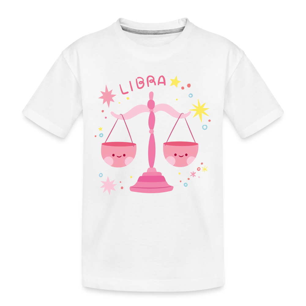 Kid’s Pinky Libra Premium Organic T-Shirt - white