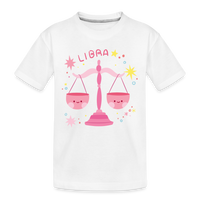 Thumbnail for Kid’s Pinky Libra Premium Organic T-Shirt - white