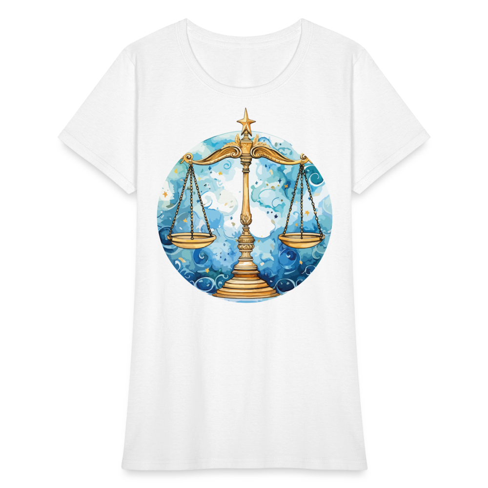 Women's Mythical Libra T-Shirt - white