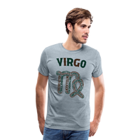 Thumbnail for Men's Power Words Virgo Premium T-Shirt - heather ice blue