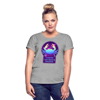 Thumbnail for Women's Neon Cancer Relaxed Fit T-Shirt - heather gray