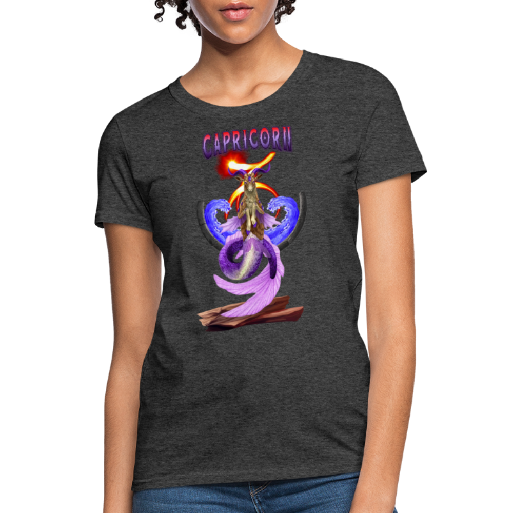 Astral Capricorn Women's T-Shirt - heather black