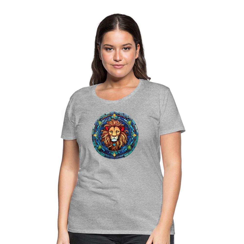 Women's Mosaic Leo Premium T-Shirt - heather gray