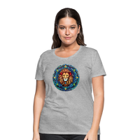 Thumbnail for Women's Mosaic Leo Premium T-Shirt - heather gray