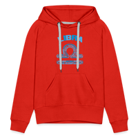 Thumbnail for Women's Power Words Libra Premium Hoodie - red