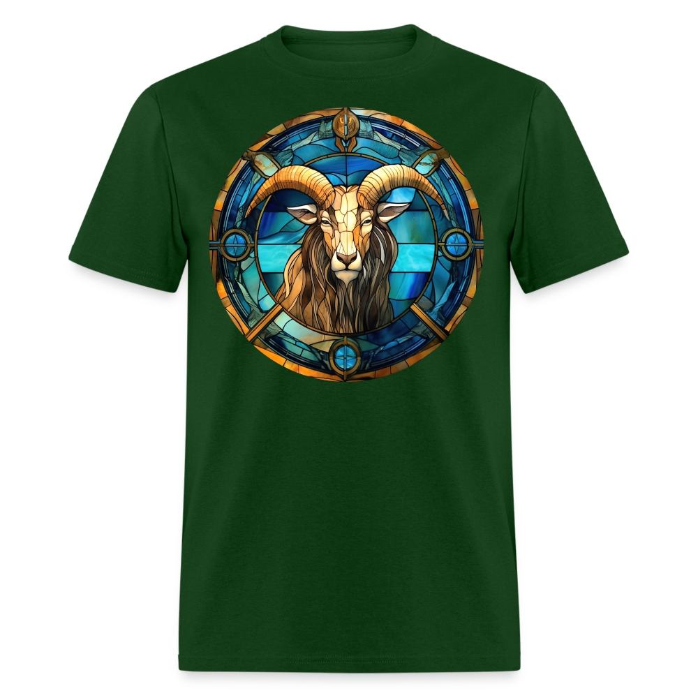 Men's Mosaic Capricorn Classic T-Shirt - forest green