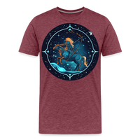 Thumbnail for Men's Magic Sagittarius Premium T-Shirt - heather burgundy