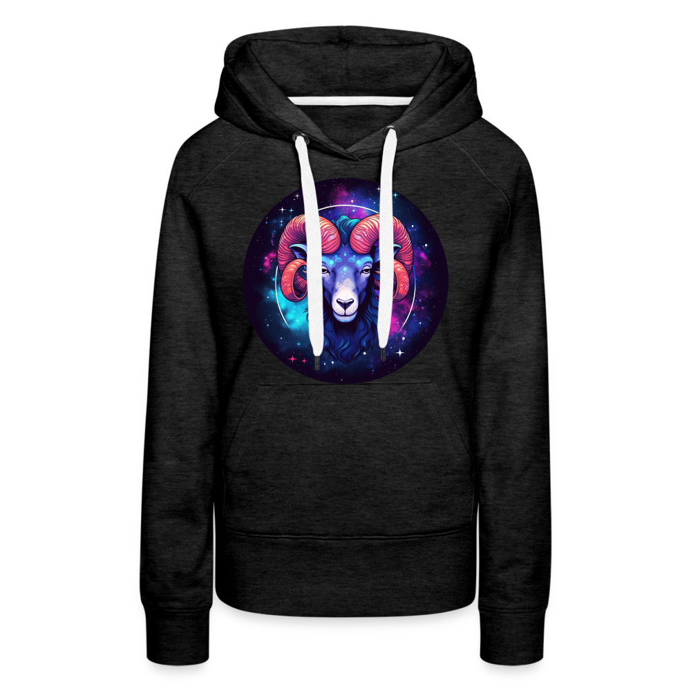 Women’s Magic Aries Premium Hoodie - charcoal grey