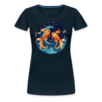 Thumbnail for Women’s Magic Pisces Premium T-Shirt - deep navy