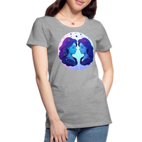 Thumbnail for Women’s Magic Gemini Premium T-Shirt - heather gray