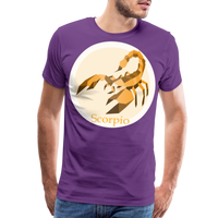 Thumbnail for Men's Mosaic Scorpio Premium T-Shirt - purple