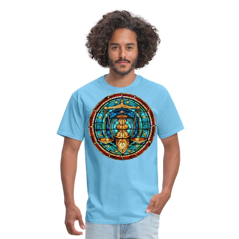 Men's Mosaic Libra Classic T-Shirt - aquatic blue