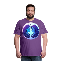 Thumbnail for Men's Magic Gemini Premium T-Shirt - purple