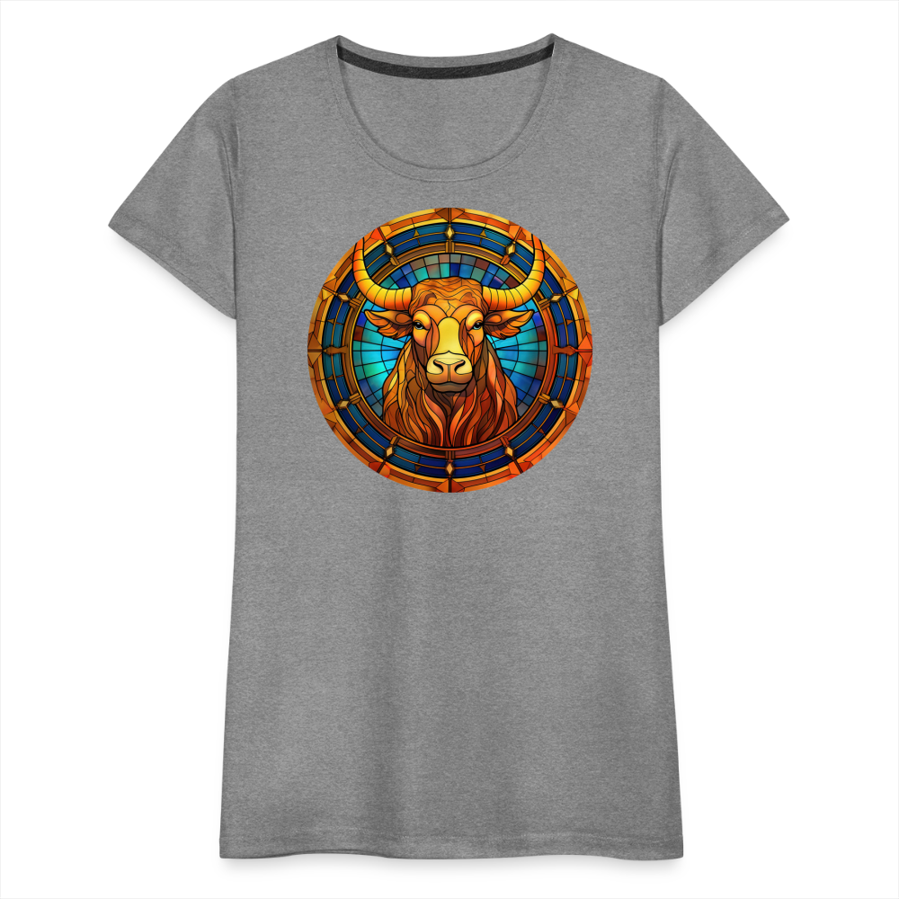 Women’s Mosaic Taurus Premium T-Shirt - heather gray