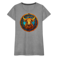 Thumbnail for Women’s Mosaic Taurus Premium T-Shirt - heather gray