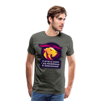 Thumbnail for Men's Glow Capricorn Premium T-Shirt - asphalt gray