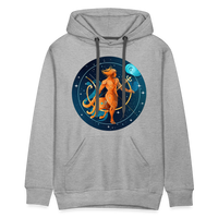 Thumbnail for Men’s Mythical Sagittarius Premium Hoodie - heather grey