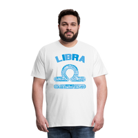 Thumbnail for Men's Power Words Libra Premium T-Shirt - white