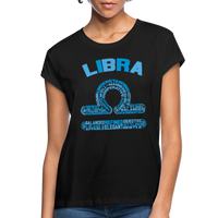 Thumbnail for Women's Power Words Libra Relaxed Fit T-Shirt - black