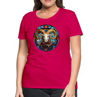 Thumbnail for Women’s Mosaic Aries Premium T-Shirt - dark pink