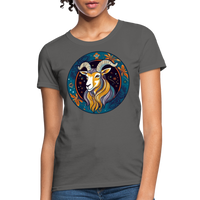 Thumbnail for Women's Mythical Capricorn T-Shirt - charcoal