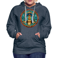 Thumbnail for Women’s Mosaic Libra Premium Hoodie - heather denim