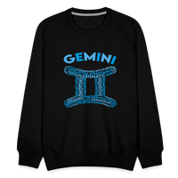 Thumbnail for Men's Power Words Gemini Premium Sweatshirt - black