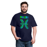 Thumbnail for Men's Power Words Pisces Classic T-Shirt - navy