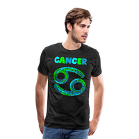 Thumbnail for Men's Power Words Cancer Premium T-Shirt - charcoal grey