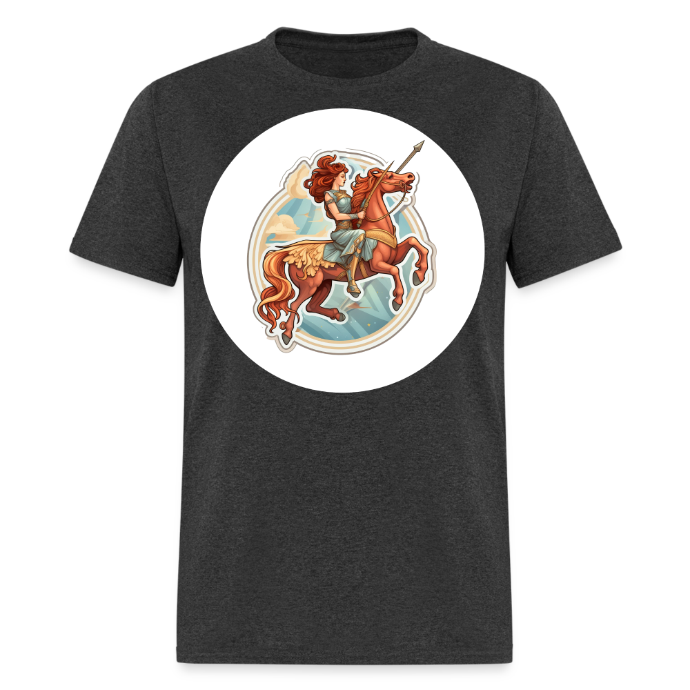 Men's Symbol Sagittarius Classic T-Shirt - heather black